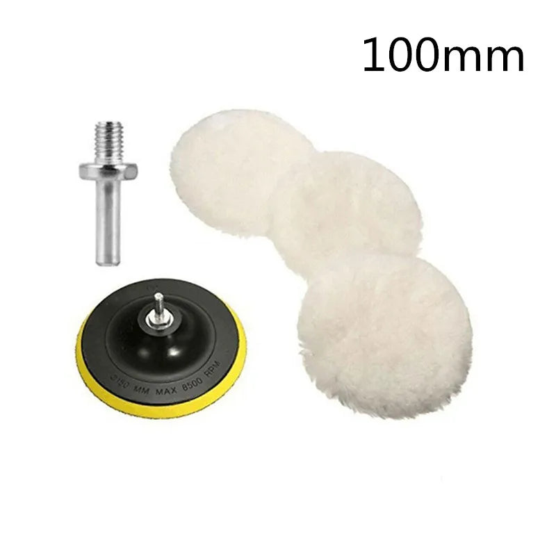 Evrensel Araç Pürmüz Pedi - 3/4 inç M10/M14 Yün Cila Makinesi Aksesuarı