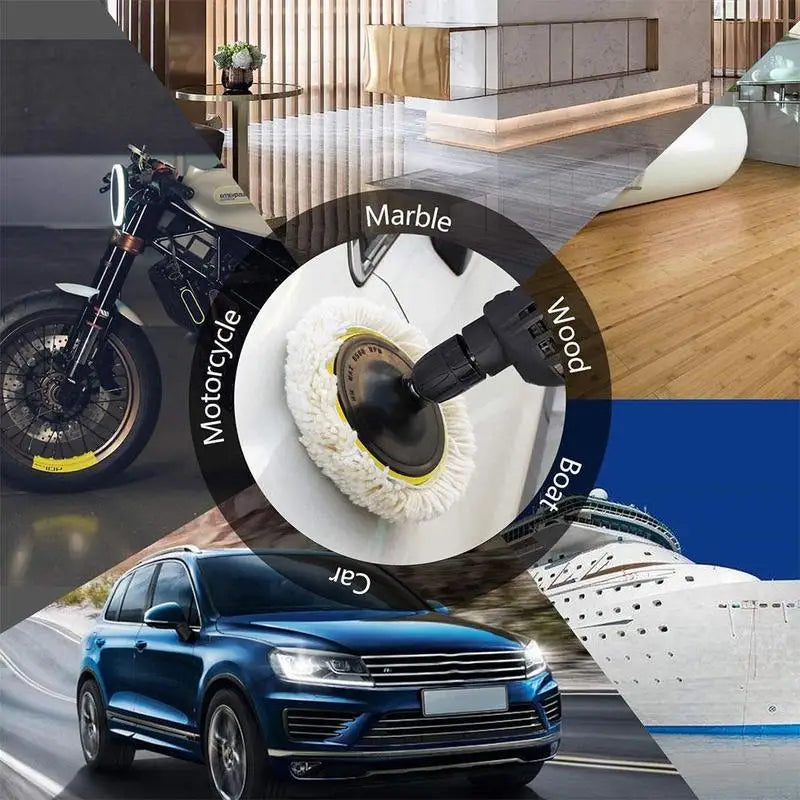Evrensel Araç Pürmüz Pedi - 3/4 inç M10/M14 Yün Cila Makinesi Aksesuarı