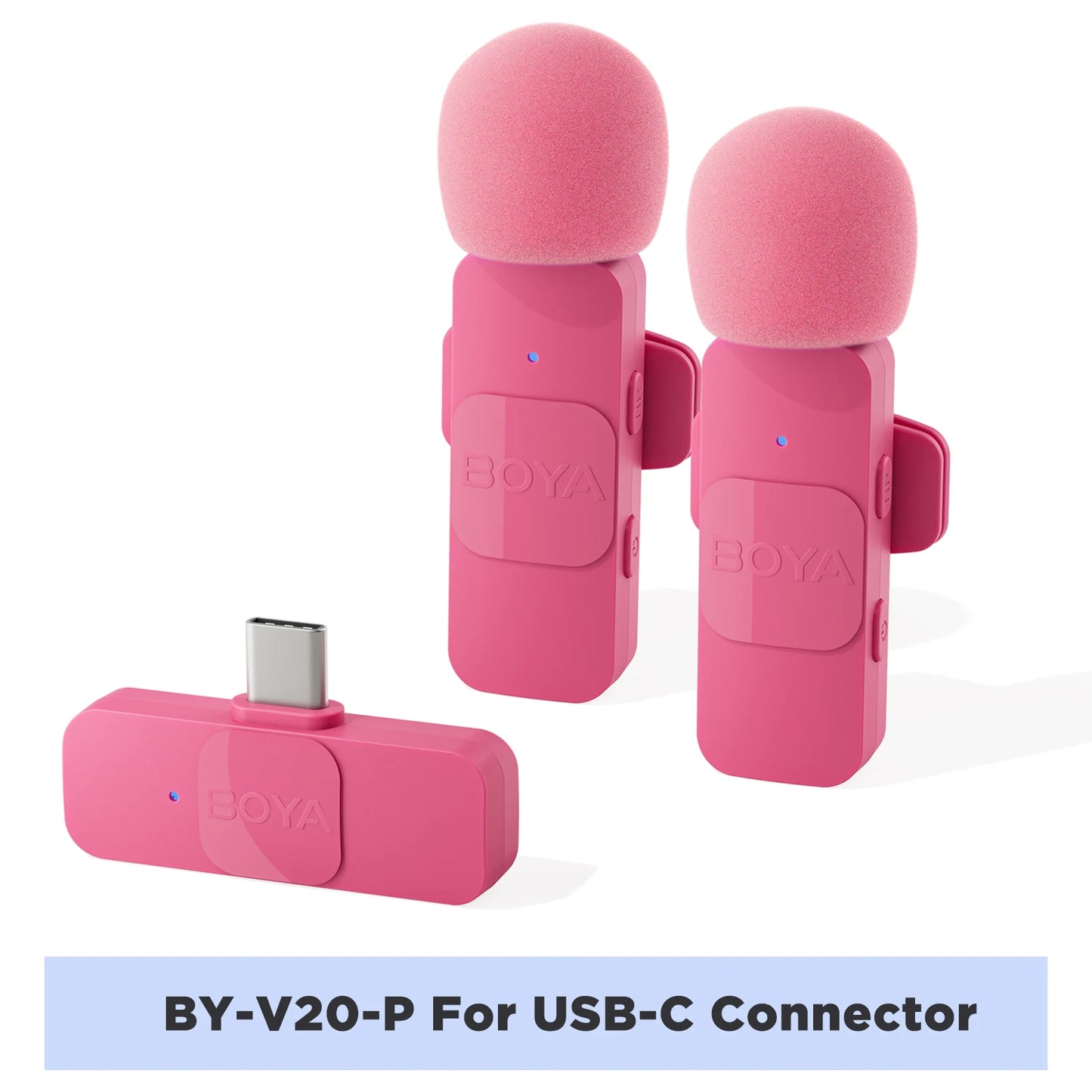 Nura Mini Kablosuz Lavalier Mikrofon - iPhone, iPad, Android için Canlı Yayın ve Vlog (BOYA BY-V)