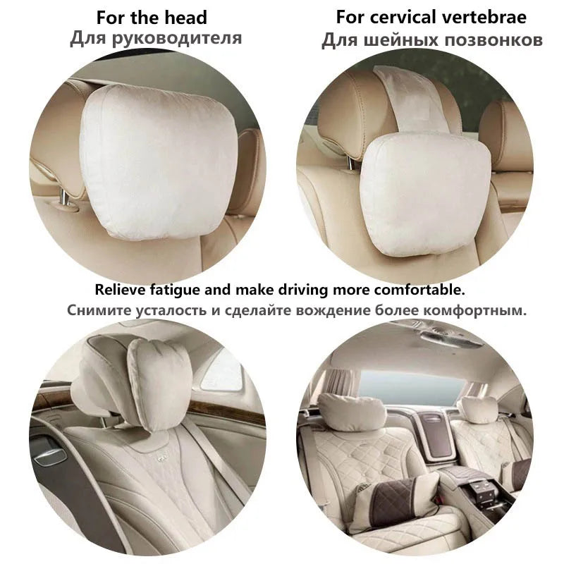 En İyi Araç Başlık ve Boyun Desteği - Mercedes-Benz Maybach S Class için Ayarlanabilir Yumuşak Yastık