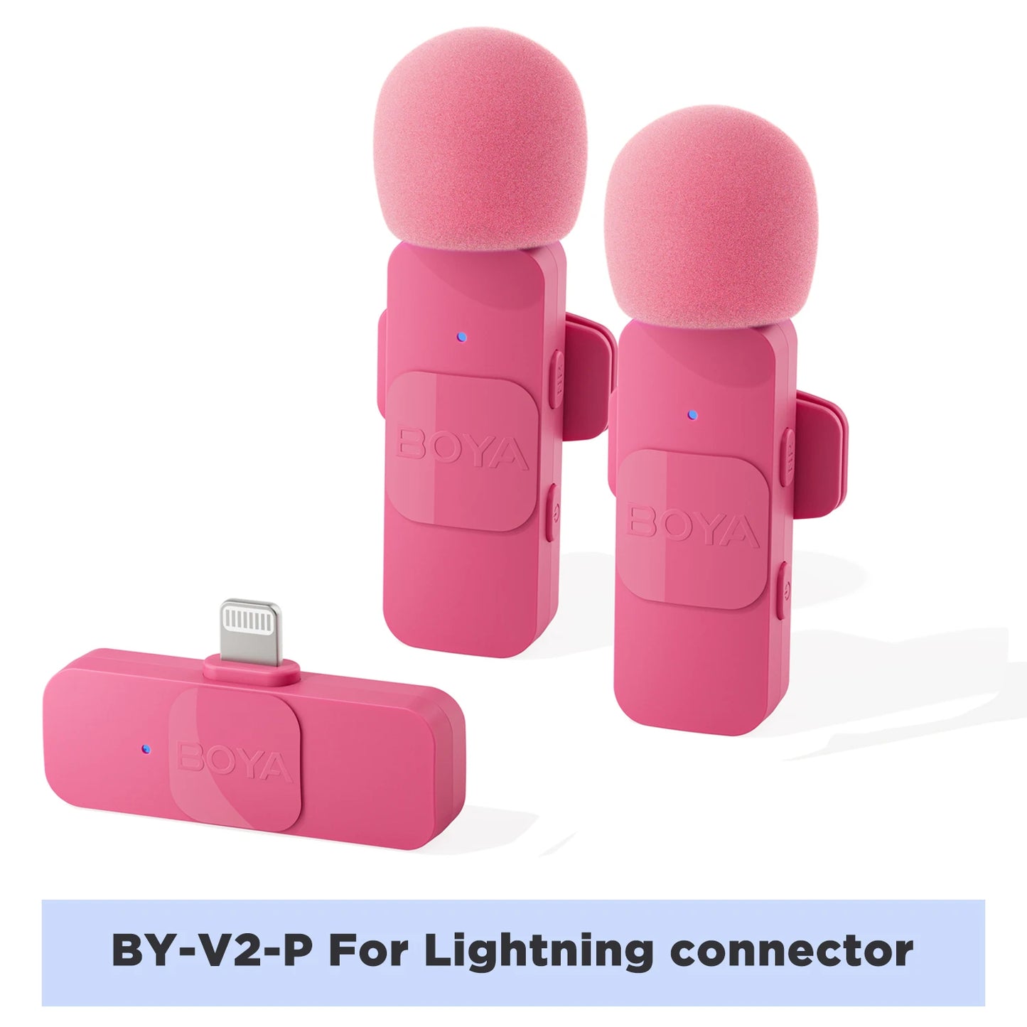 Nura Mini Kablosuz Lavalier Mikrofon - iPhone, iPad, Android için Canlı Yayın ve Vlog (BOYA BY-V)