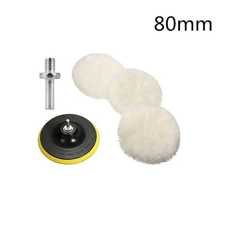 Evrensel Araç Pürmüz Pedi - 3/4 inç M10/M14 Yün Cila Makinesi Aksesuarı