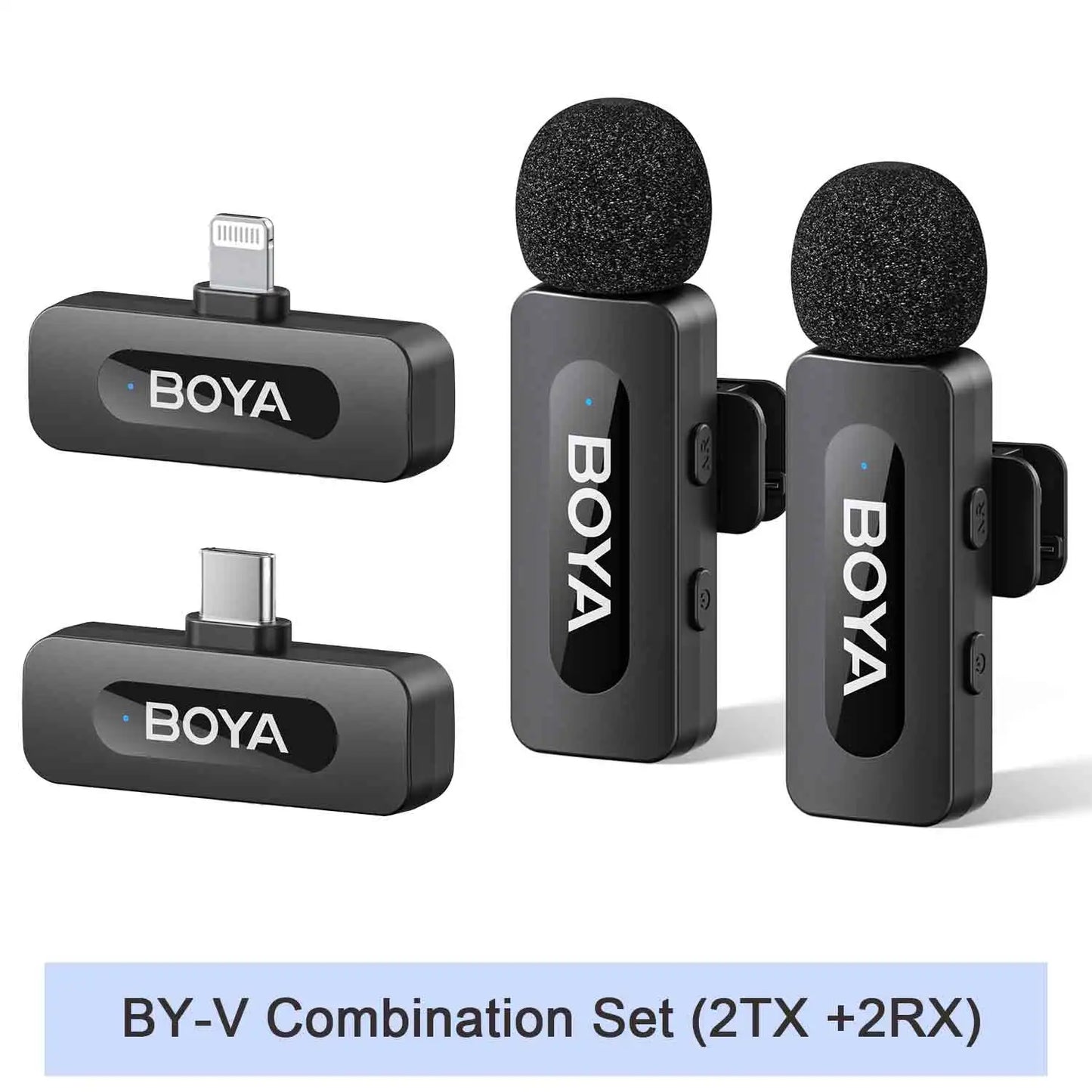 Nura Mini Kablosuz Lavalier Mikrofon - iPhone, iPad, Android için Canlı Yayın ve Vlog (BOYA BY-V)