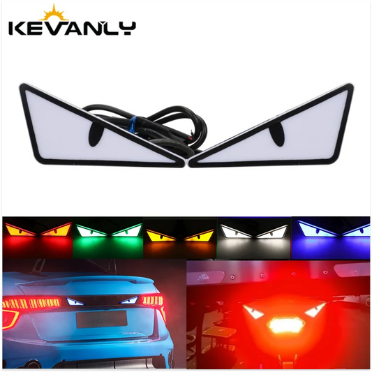 2’li LED Şeytan Gözü Plaka Işığı - Evrensel Araç ve Motosiklet Dekorasyonu