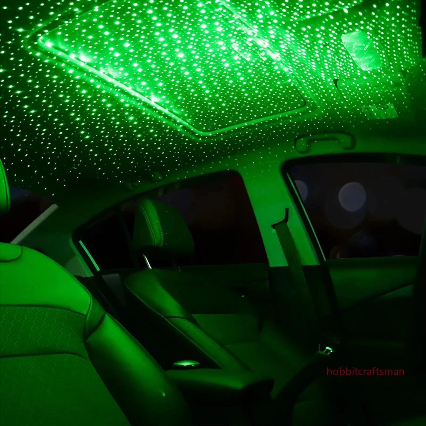 Mini LED Araç Tavan Yıldız Işığı Projektör - Ayarlanabilir USB Galaksi Lambası