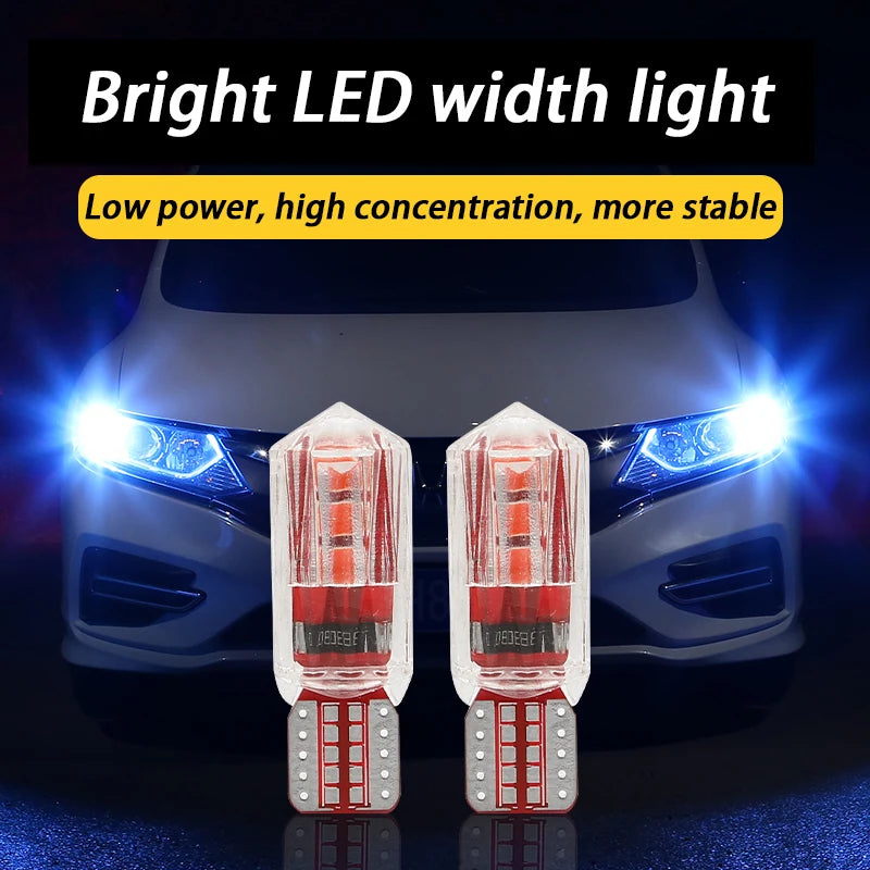 T10 LED Araç Lambası - Süper Parlak Genişlik ve Plaka Işığı (Çok Renkli)