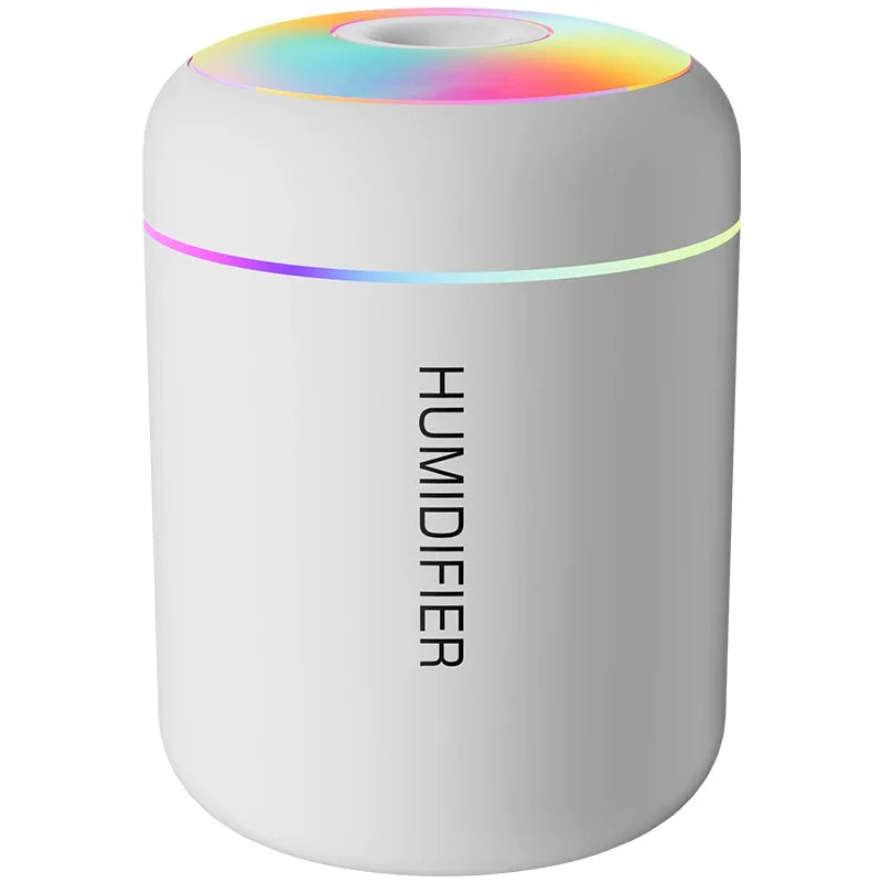 180ML Mini Hava Nemlendirici USB Elektrikli Aroma Difüzörü Esansiyel Yağ Arıtıcı Aromaterapi Sis Makinesi Işıklar Araba Ev Yatak Odası